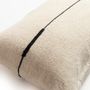 Coussins textile - Séma fibres d'ortie ligne noire - MILLE ET CLAIRE