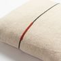 Coussins textile - Séma fibres d'ortie ligne châtaigne - MILLE ET CLAIRE