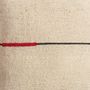 Coussins textile - Séma fibres d'ortie ligne rouge - MILLE ET CLAIRE