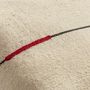 Coussins textile - Séma fibres d'ortie ligne rouge - MILLE ET CLAIRE