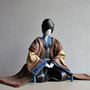 Pièces uniques - Sculpture en Cuir Geisha - ANNIE DELEMARLE SCULPTURE CUIR