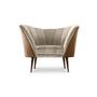 Decorative objects - ANDES Armchair - CAFFE LATTE