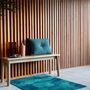 Decorative objects - Doormat Foliage Blue Dusk - HEYMAT