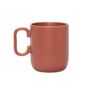 Mugs - Cup, ceramics, red - HÜBSCH