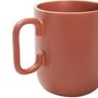 Mugs - Cup, ceramics, red - HÜBSCH