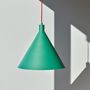 Ceiling lights - Pendant lamp,  metal, green/red - HÜBSCH