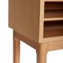 Console table - Console table w/compartments, oak, FSC, nature - HÜBSCH