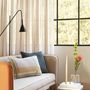 Fabric cushions - Cushion with filling, cotton, beige/yellow/grey/green/orange - HÜBSCH