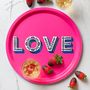 Trays - LOVE - Word collection - Trays - Coasters - JAMIDA OF SWEDEN