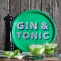 Trays - Gin & Tonic - Word collection - Trays - Coaster - Serving tray - JAMIDA OF SWEDEN