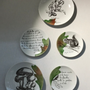 Other wall decoration - Wall installation of illustrated plates AUTUMN - VERONIQUE JOLY-CORBIN