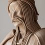 Sculptures, statuettes et miniatures - Sculpture en cuir grand Samouraï  - ANNIE DELEMARLE SCULPTURE CUIR