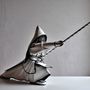Sculptures, statuettes and miniatures - Kendo Leather Sculpture - ANNIE DELEMARLE SCULPTURE CUIR