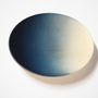 Trays - Indigo dyed Tochi Round Plate - AOLA