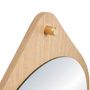 Mirrors - Wall mirror, round, oak, FSC - HÜBSCH