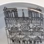Unique pieces - Installation on base of illustrated plates ND DE PARIS - VERONIQUE JOLY-CORBIN