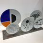 Unique pieces - Installation on base of plates illustrated PLUME - VERONIQUE JOLY-CORBIN