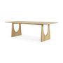 Dining Tables - Oak Geometric dining table - ETHNICRAFT