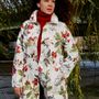 Hats - Petalstream raincoat in the Cherry & strawberry print. - PETALSTREAM