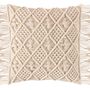 Fabric cushions - Mara - Cushion cover with fringes - pillow case - MAGMA HEIMTEX