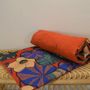 Coussins textile - Matelas nomade en lin et velours - MAISON VELVETY
