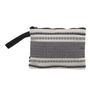 Clutches - Boho with Black Strap Pencil Case Pouch Clutch - THE LUNCHBAGS