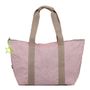 Sport bags - Rose with Beige Strap Handbag Beachbag Weekender - THE LUNCHBAGS