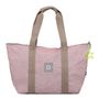 Sacs de sport - Rose avec bracelet beige Handbag Beachbag Weekender - THE LUNCHBAGS