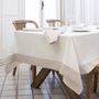 Linge de table textile - Gaia nappe lin - BASSOLS