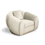 Chairs for hospitalities & contracts - SOLEIL Armchair - CAFFE LATTE