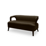 Lounge chairs for hospitalities & contracts - KAROO Two Seat Sofa - CAFFE LATTE