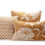 Fabric cushions - Cushion Cover "Pochoir" Cumin - LE JACQUARD FRANCAIS