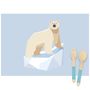 Birthdays - 6 Polar Animals Placemats - Recyclable - ANNIKIDS