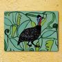Table mat - Guineafowl Eucalyptus Tablemats and Coasters - ZOOH
