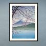Poster - Japanese print landscape Nishiizu Kisho from Kawase Hasui ready to be framed 30x40 cm - BILLPOSTERS
