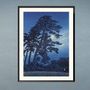 Poster - Japanese print landscape Moon at Umagome from Kawase Hasui ready to be framed 30x40 cm - BILLPOSTERS
