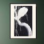 Poster - Japanese print birds Great Egret from Ohara Koson ready to be framed 30x40 cm - BILLPOSTERS