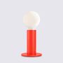 Table lamps - SOL Lamp Poppy Red Opaque - EDGAR