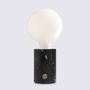 Table lamps - ORBIS Lamp Black Marble Opaque - EDGAR