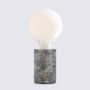 Table lamps - ORBIS Lamp Grey Marble Opaque - EDGAR