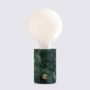 Table lamps - ORBIS Lamp Green Marble Opaque - EDGAR