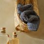 Bath towels - Nid d'abeille en coton bio encre - DORAN SOU