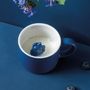 Children's mealtime - Maneki Neko / Lucky Mug dark blue  - DONKEY PRODUCTS