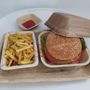 Assiettes au quotidien - Set de 4 boites à  Hamburger ( 16cm x  9cm) - ARECABIO