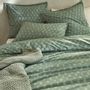 Bed linens - Percale de coton bio Sari lagon - DORAN SOU