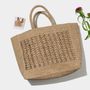 Shopping baskets - JANE TOTE BAG - natural dyed raffia tote - SANABAY