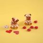 Cadeaux - Mini Teddy Emoticon amoureux - THUN - LENET GROUP