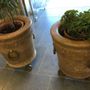 Décorations florales - Jardinières, pots de fleurs grec kapandritis vieux marbre et bronze - SILO ART FACTORY