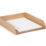 Office sets - Willow Wood Office Paper Tray 34x27x5.5 cm PA21004 - ANDREA HOUSE