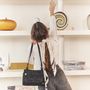 Bags and totes - AVA BLACK Raffia Shoulder Bag - SANABAY PARIS